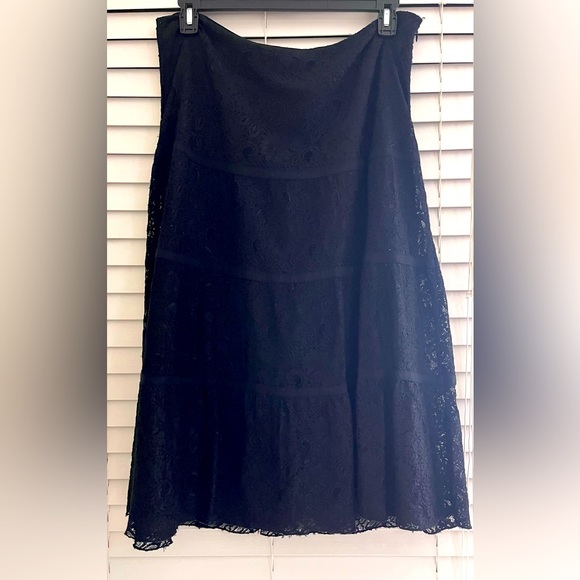 BANDOLINO BEST BLACK SKIRT - Picture 1 of 6